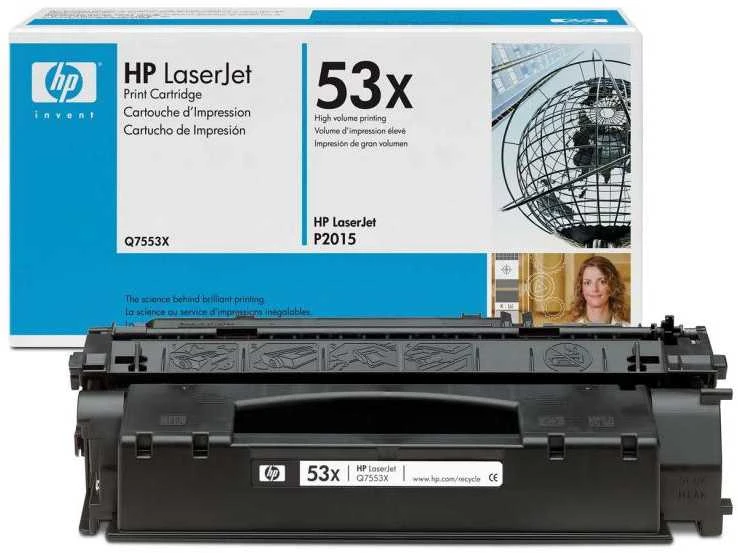 Hewlett Packard (HP) HP Toneris Juodas 53X for LaserJet P2015 (7,000 pages)