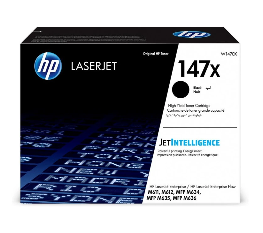 Hewlett Packard (HP) HP 147A (W1470A) Lazerinė kasetė, Juoda
