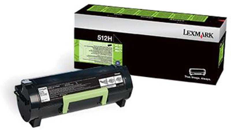 Lexmark 512H Return (51F2H00), juoda kasetė