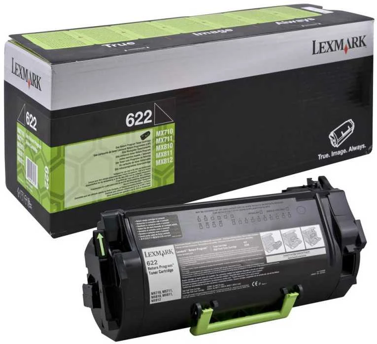 Lexmark 622 (62D2000) Return, juoda kasetė