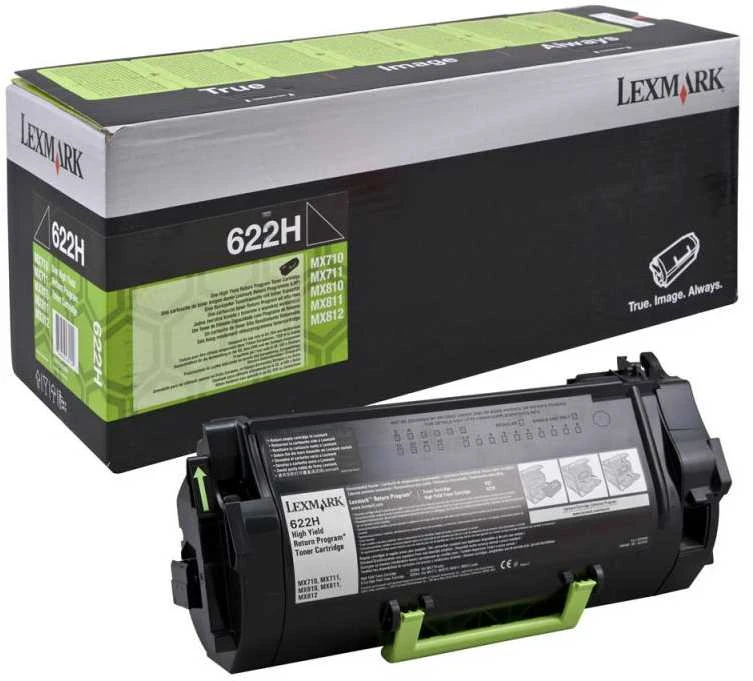Lexmark 622H (62D2H00) Return, juoda kasetė