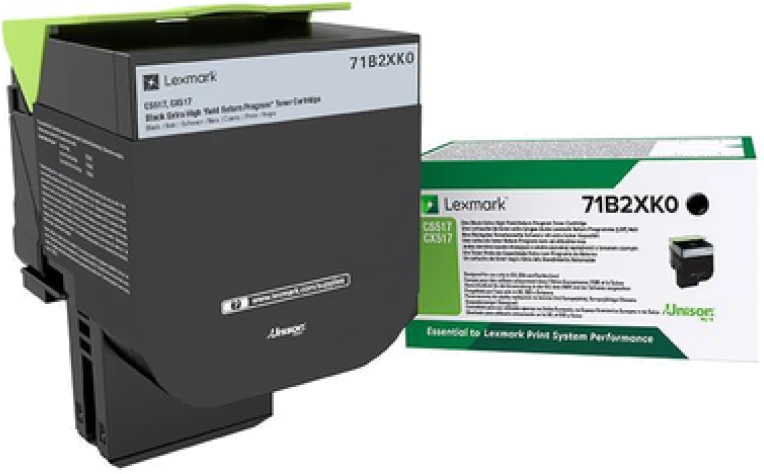 Lexmark grąžinimo programos dažų kasetė, skirta CS/CX517 | 8K grąžinimo programos dažų kasetė, skirta CS/CX517 | Kasetė | Juodas