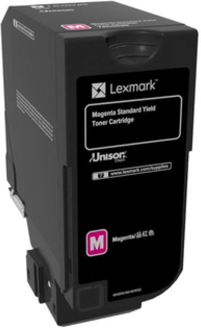 Lexmark CS720 Magenta standartinės našumo dažų kasetė | Lexmark kasetė | Magenta