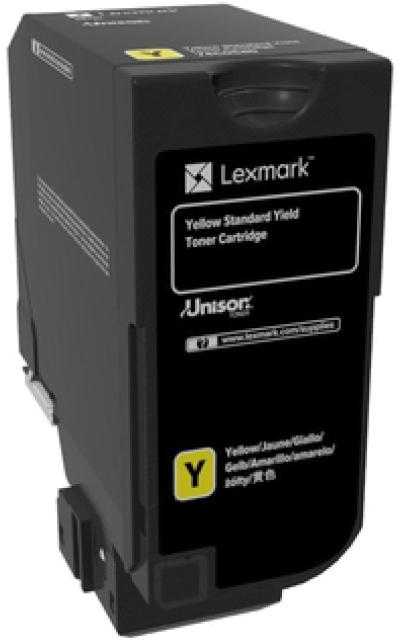 Lexmark standartinės našumo dažų kasetė | Kasetė | Geltona