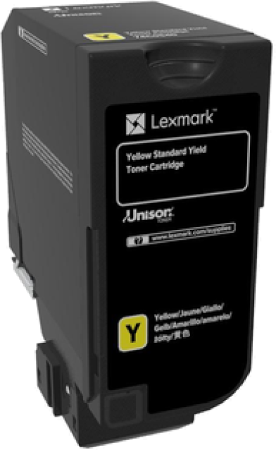 Lexmark standartinės našumo dažų kasetė | Kasetė | Geltona