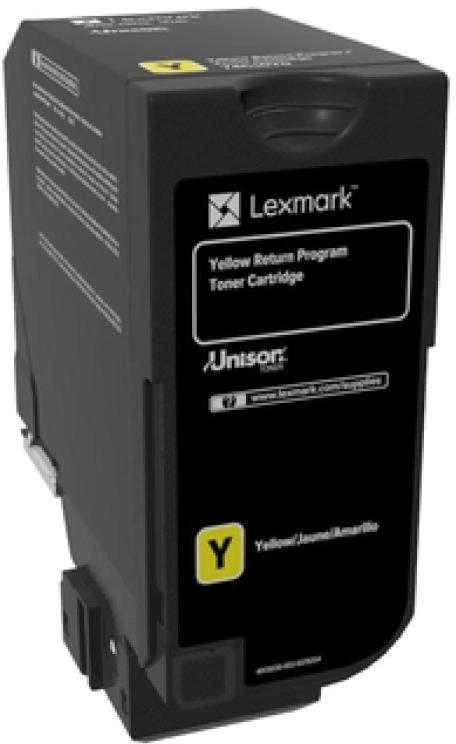 Lexmark 74C20Y0 tonerio kasetė Originalus Geltona 1 vnt