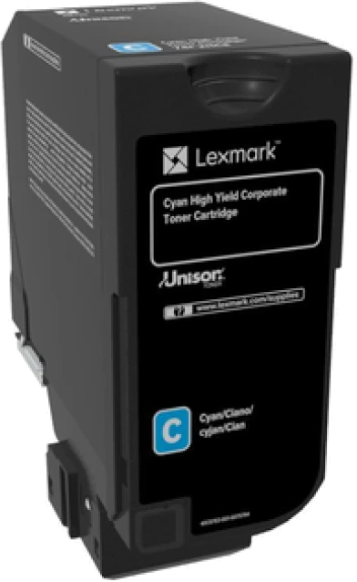 Lexmark 74C2HCE tonerio kasetė Originalus Žydras 1 vnt