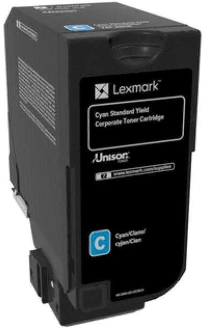 Lexmark Corporate | 74C2SCE | lazerinis Tonerio kasetė | Žydra spalva