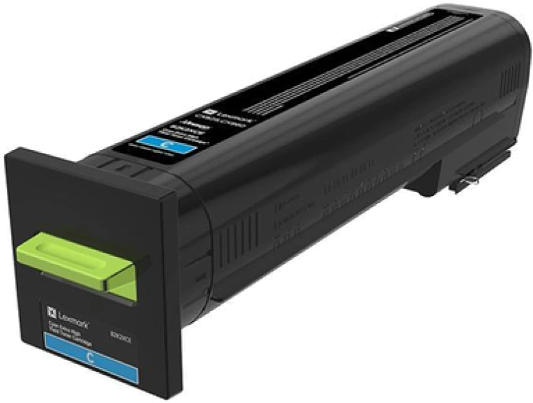 Lexmark CX825,860 Cyn Corp 22K kasetė | Lexmark 82K2XCE | „Lexmark“ – itin didelės našumo – žalsvai mėlyna – originali – dažų kasetė – LCCP, „Lexmark Corporate“ | Tonerio kasetė | Žydra spalva