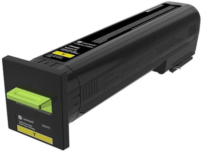Lexmark CX825, 860 Yel Corp 22K kasetė | Lexmark 82K2XYE | Lexmark – itin didelės našumo – geltona – originali – dažų kasetė – LCCP, LRP, Lexmark Corporate | Tonerio kasetė | Geltona