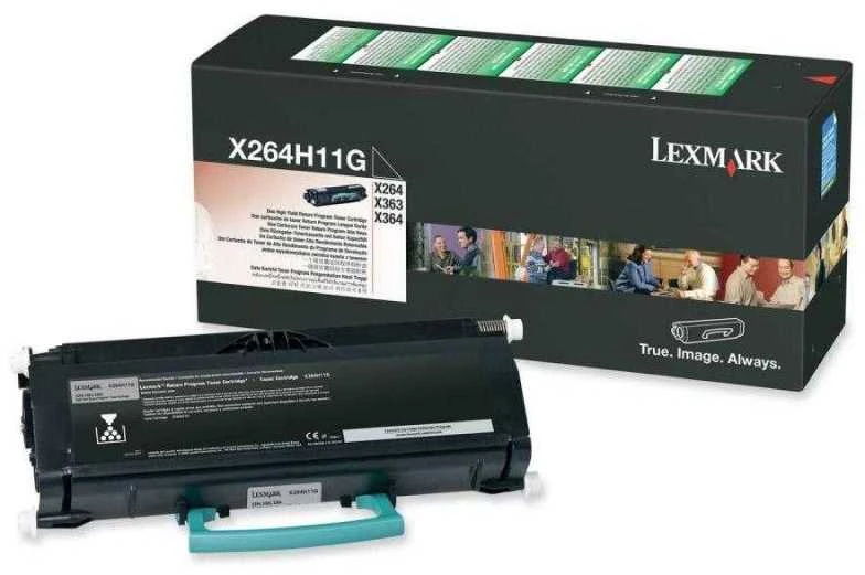 Lexmark (X264H11G), juoda kasetė