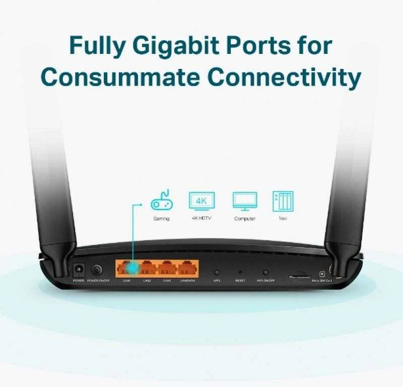TP-LINK 4G+ LTE Maršrutizatorius Archer MR600 802.11ac