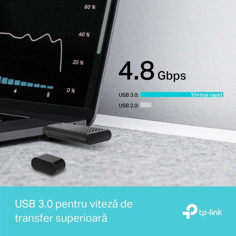 TP-LINK | AX1800 dviejų juostų „Wi-Fi 6“ belaidis USB adapteris | Archer TX20U