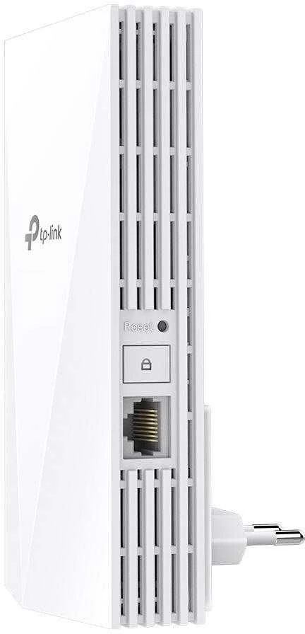 Maršrutizatorius TP-LINK | AX3000 Mesh WiFi 6 ilgintuvas | RE700X | 802.11ax | Tinklo palaikymas: Taip | 2402+574 Mbit/s | Ethernet LAN (RJ-45) jungtys: 1 | Nėra mobiliojo plačiajuosčio ryšio | MU-MiMO: Ne | Antenos tipas: 2 vidinės
