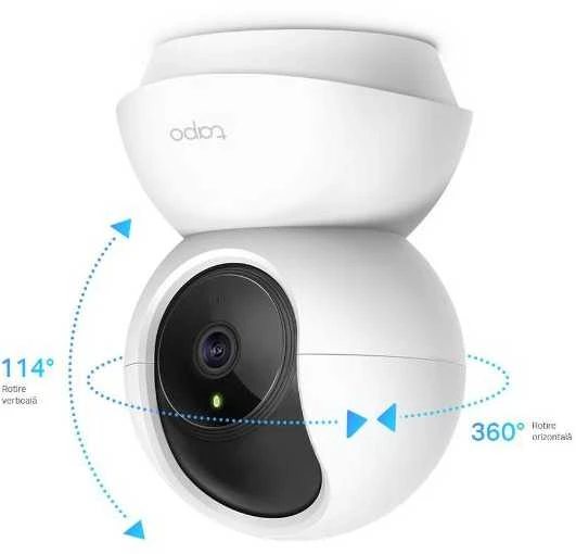 TP-LINK | Pakreipiama/sukama namų apsaugos Wi-Fi kamera | TC71 | PTZ | 3 MP | 4 mm/F2.4 | Micro SD, maks. 512 GB
