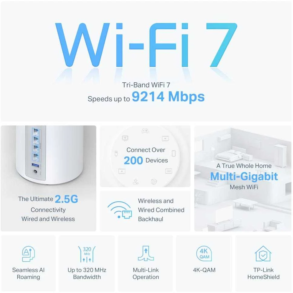 Maršrutizatorius TP-Link Deco BE65(3-pack)