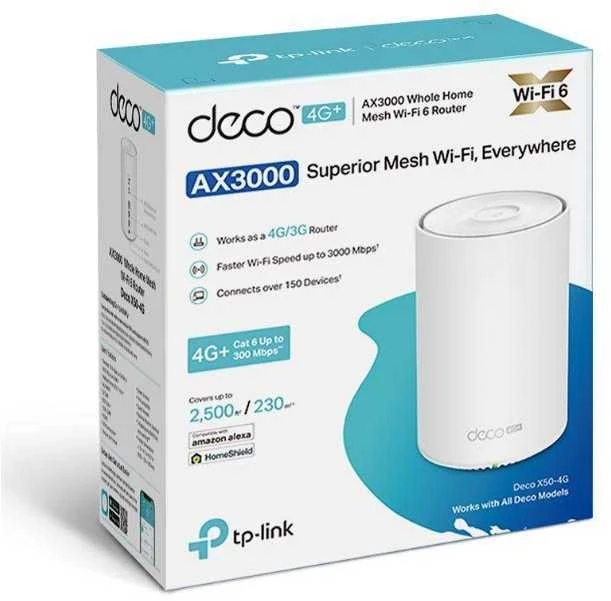 Maršrutizatorius TP-LINK TP-LINK Deco X50-4G