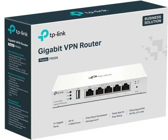 TP-Link WL-Maršrutizatorius Festa FR205 Gigabit VPN-Maršrutizatorius