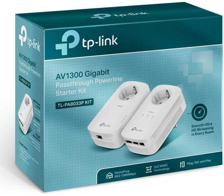 TP-LINK TP-LINK Power-LAN PowerLAN TL-PA8033P TLPA8033P RINKINYS (TL-PA8033P (TLPA8033P rinkinys)
