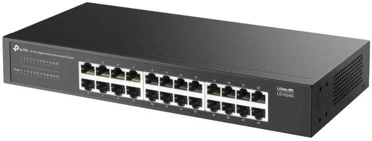 Šakotuvas TP-Link LiteWave komutatorius LS1024G (24xGbE, be ventiliatoriaus)