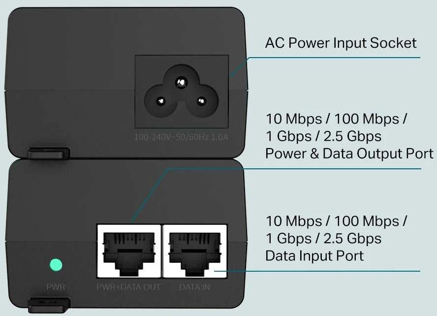 TP-LINK | Omada 2.5G PoE+ purkštuko adapteris