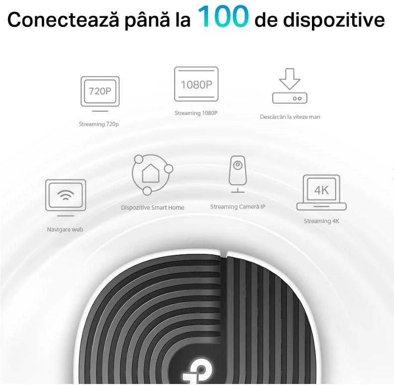Maršrutizatorius TP-LINK | AC1900 viso namo tinklinio „Wi-Fi“ sistema | „Deco S7“ (1 vnt.) | 802.11ac | 10/100/1000 Mbit/s | Ethernet LAN (RJ-45) jungtys: 1 | Tinklo palaikymas: Taip | MU-MiMO: Taip | Ne, mobilusis plačiajuostis ryšys:
