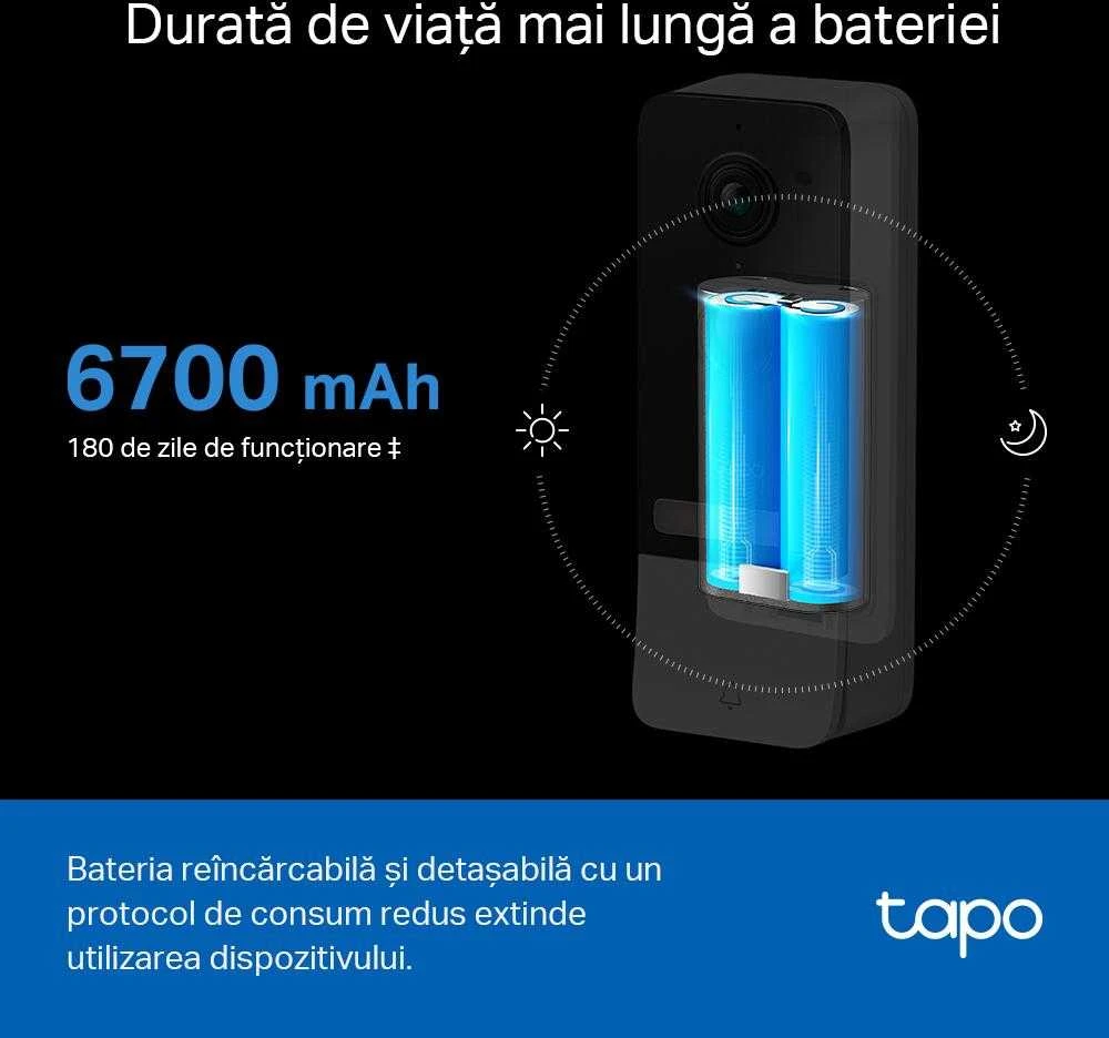 Ezviz TP-LINK | Tapo Smart Baterija Video Doorbell | Tapo D230S1