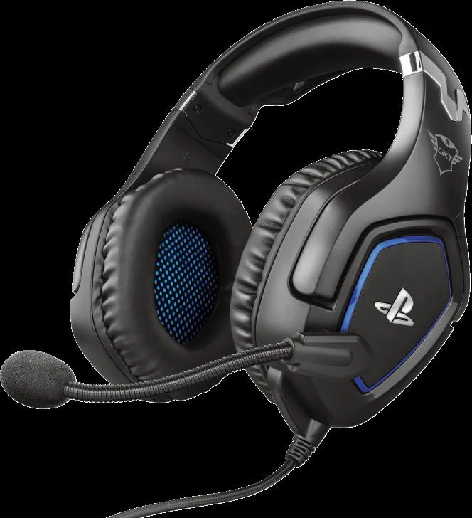 Žaidimų ausinės Trust GXT 488 Forze PS4 Gaming Headset PlayStation official licensed product, Juodos, 23530
