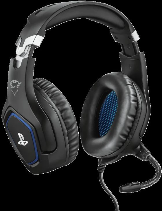 Žaidimų ausinės Trust GXT 488 Forze PS4 Gaming Headset PlayStation official licensed product, Juodos, 23530