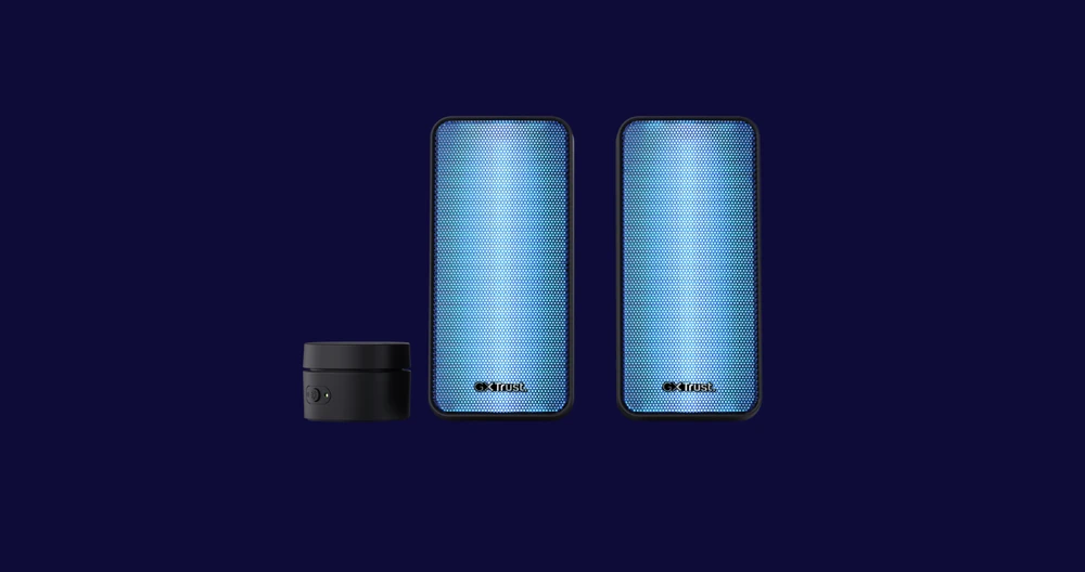 Kompiuterio kolonėlės TRUST GXT 611 Wezz RGB Illuminated 2.1 kolonėlės