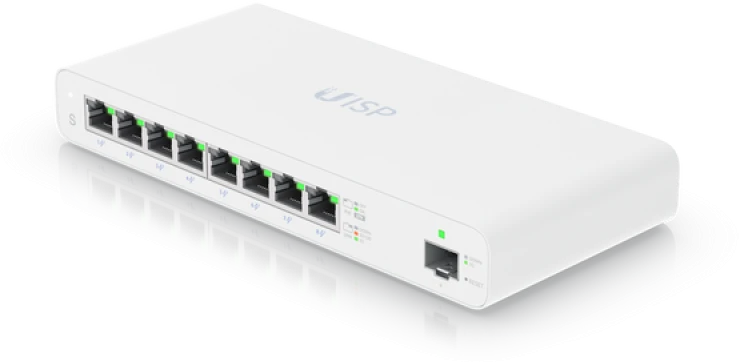 Maršrutizatorius Ubiquiti UBIQUITY jungiklis MicroPoP 8x RJ45 1000Mb/s 1x SFP 110W