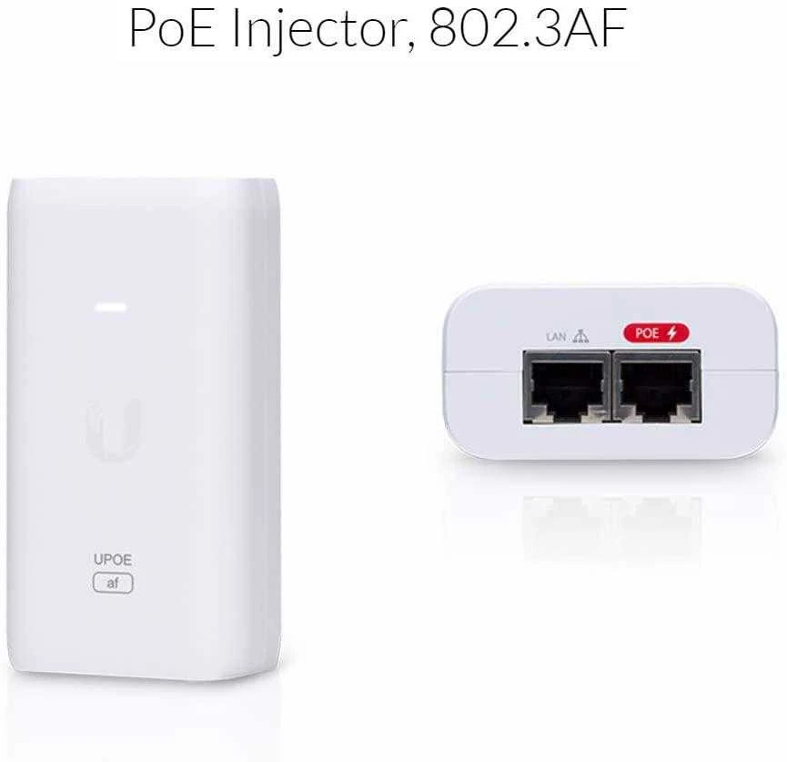 Ubiquiti PoE injektorius 48V/0.32A, baltas