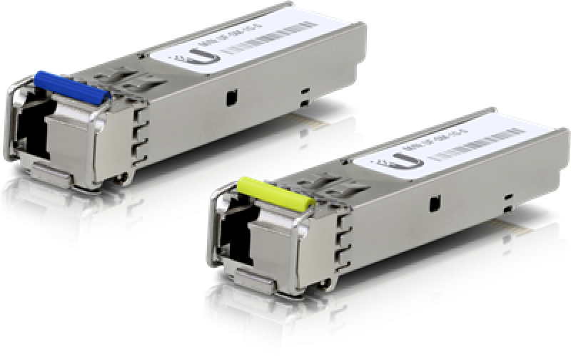 Maršrutizatorius UBIQUITI UF-SM-1G-S Ubiquiti UF-SM-1G-S 1.25Gbps SFP 1xLC (Single-Mode) 1310/1550nm BiDi 3km - Pair