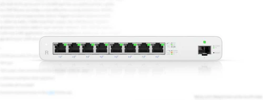 UBIQUITI UISP-R-EU Maršrutizatorius MicroPoP 8x RJ45 1000Mb/s 1x SFP 110W