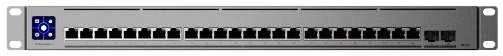 Ubiquiti | Unifi komutatorius | USW-EnterpriseXG-24 | Valdomas L3 | Montuojamas į lentyną | Gigabito Ethernet (varinis) jungčių kiekis: 24 | SFP+ jungčių kiekis: 2x 25G SFP | Maitinimo šaltinio tipas: vidinis