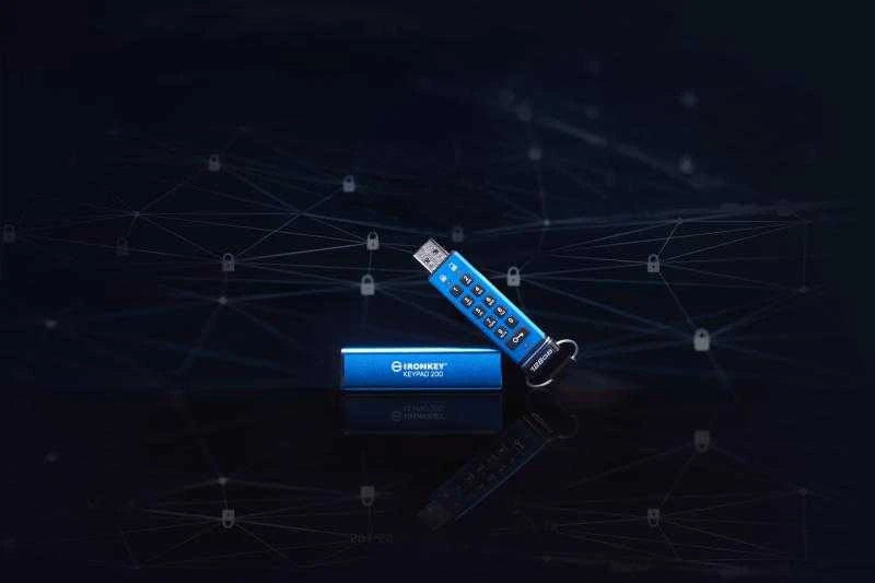 Kingston IronKey klaviatūra 200 128GB USB 3.0 AES Encrypted