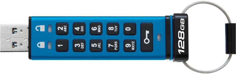 Kingston IronKey klaviatūra 200 128GB USB 3.0 AES Encrypted