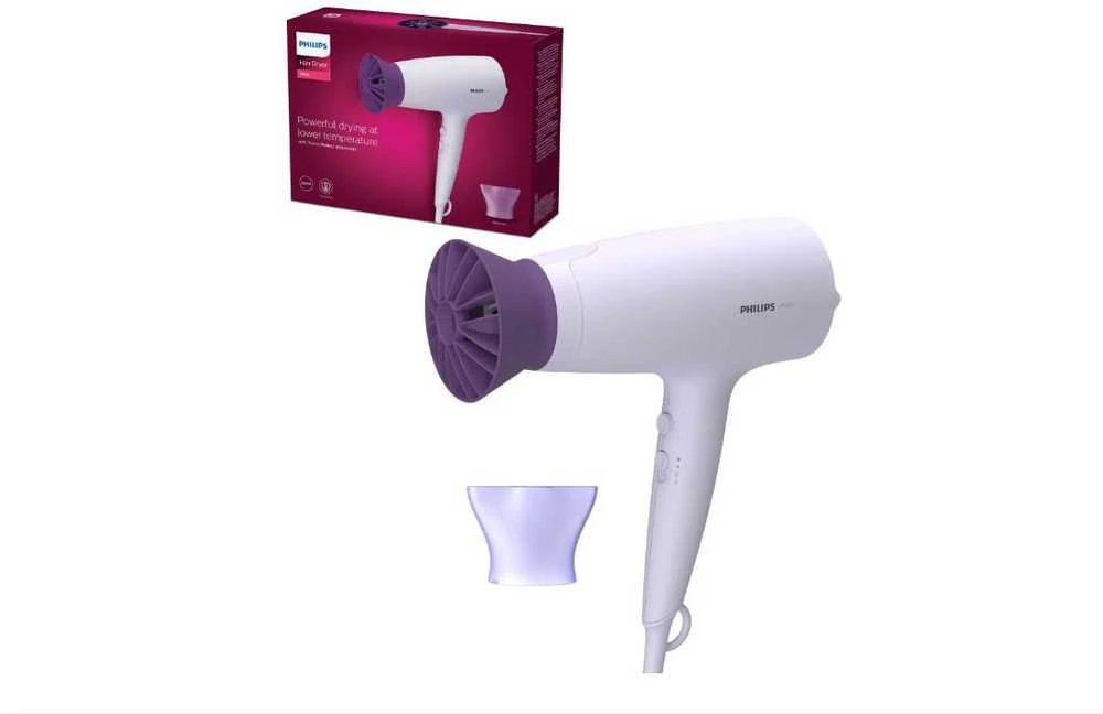 Plaukų džiovintuvas Philips 3000 serija BHD341/10, Violetinės spalvos