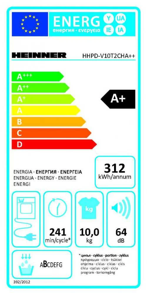 Džiovyklė HEINNER drabužių DŽIOVYNĖ HHPD-V10T2CHA++ (HHPD-V10T2CHA++)