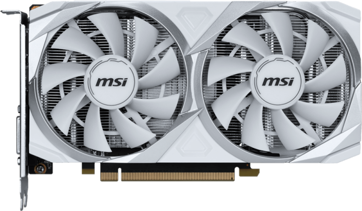 Vaizdo plokštė MSI NVIDIA GeForce RTX 3050, 8 GB, GDDR6, 128 bit, Balta