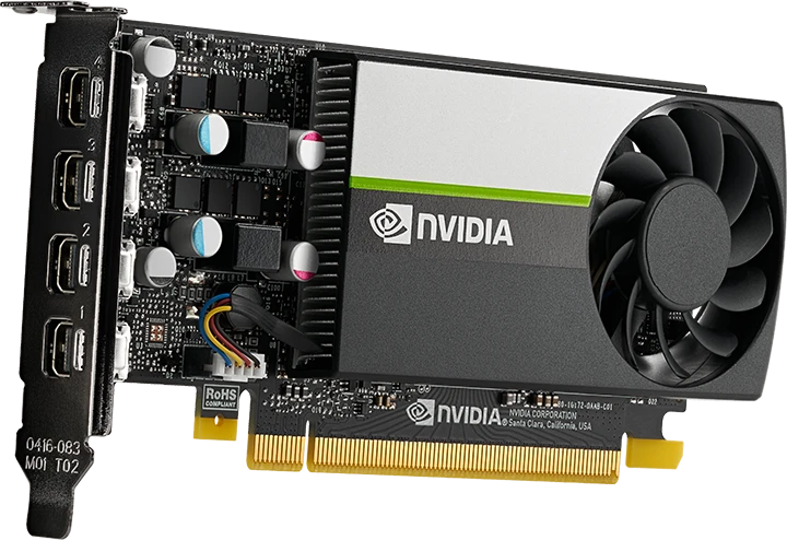 Vaizdo plokštė Pny Technologies PNY Quadro T1000 4GB GDDR6 4xmDP LP