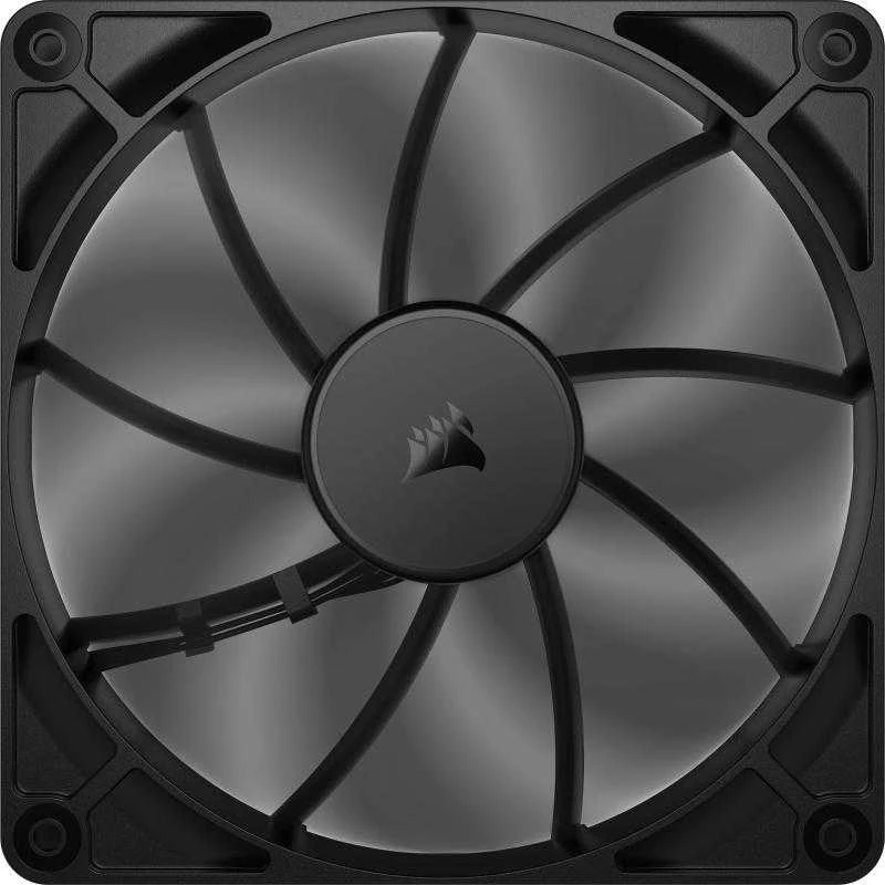 Corsair RS Series 140mm juodas ventiliatorius iš priekio