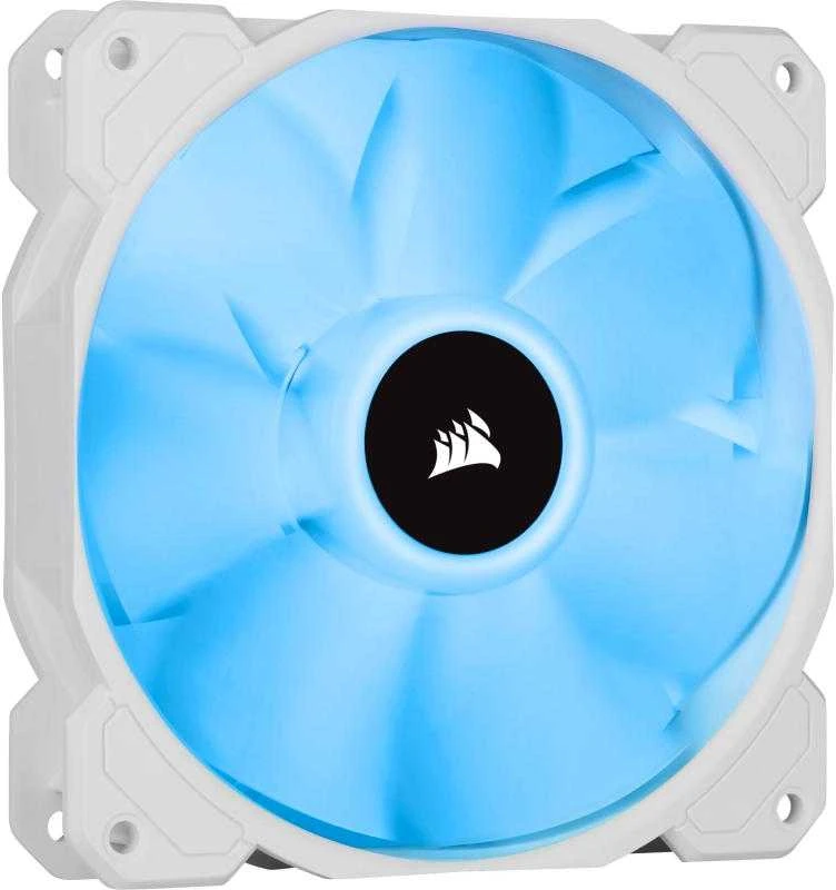 Corsair | 120 mm Baltas PWM ventiliatorius, trigubas paketas su apšvietimo mazgu CORE | iCUE SP120 RGB ELITE našumas | Dėklo ventiliatorius