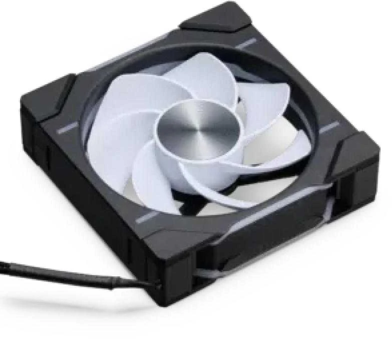 PHANTEKS D30 PWM Reverse Airflow D-RGB, 3-pack - 120mm, juoda