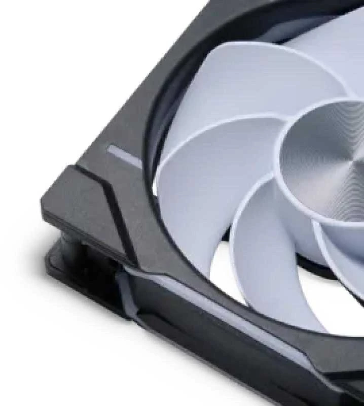 PHANTEKS D30 PWM Reverse Airflow D-RGB, 3-pack - 120mm, juoda