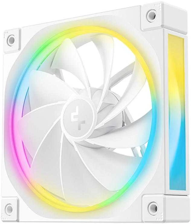 DeepCool 120mm RGB ventiliatorius, baltas korpusas