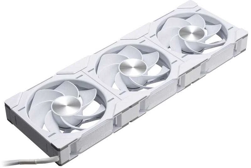 PHANTEKS D30 PWM atvirkštinis oro srautas D-RGB, 3 pakuotės - 120 mm, balta
