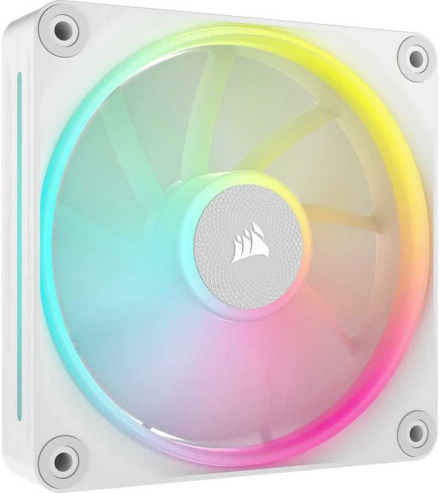 „Corsair iCUE Link LX120 RGB“, PWM ventiliatorius, Ø 120 mm, baltas
