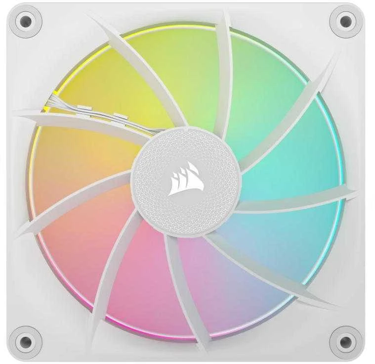Corsair iCUE Link LX140 RGB, PWM korpuso ventiliatorius - 140mm, baltos spalvos