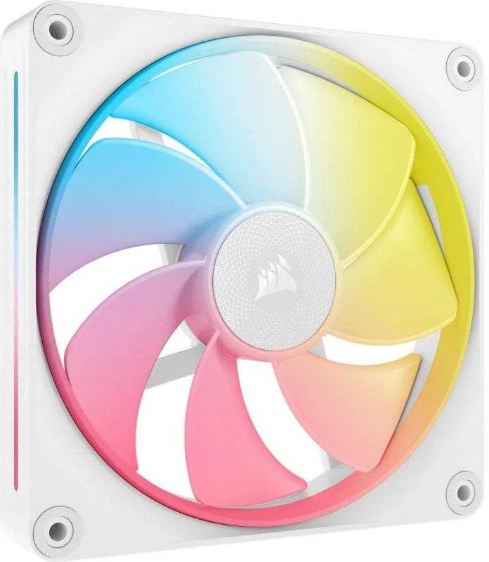 Corsair iCUE Link LX140-R RGB, PWM korpuso ventiliatorius – 140mm, baltos spalvos